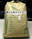 「赤とんぼコシヒカリ」食用玄米15kg